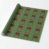 Parris Island "Sign" Linen Wrapping Paper - 30"x6" Cadeaupapier (Uitgerold)