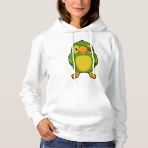 Parrot als Piraat met Eyepatch Hoodie
