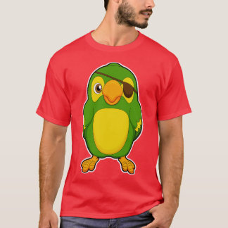 Parrot als Piraat met Eyepatch T-shirt