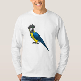 Parrot als Piraat met Pet T-shirt