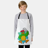 Parrot als piraat met zwaard schort (Gedragen)