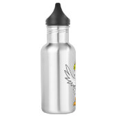 Parrot als zanger met microfoon waterfles (Links)