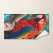 Parrot Art 1 Serviette de bain ensemble (Serviette à main)