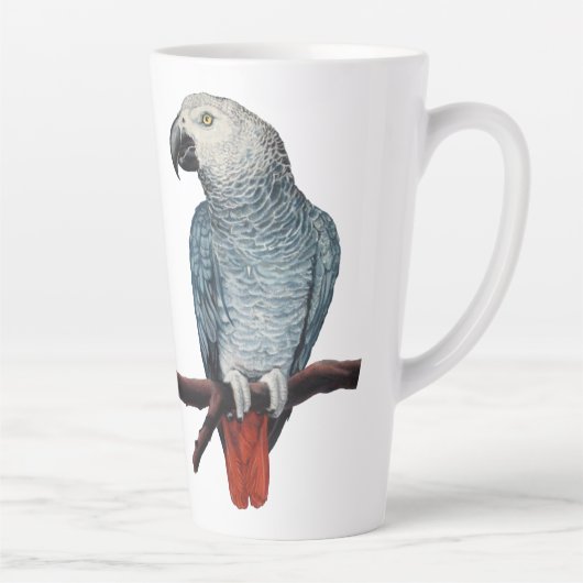 Parrot Art Mok Afrikaanse grijze koffie (Rechts)