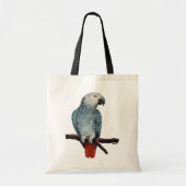 Parrot Bags African Grey Parrot Art Canvas tassen (Voorkant)