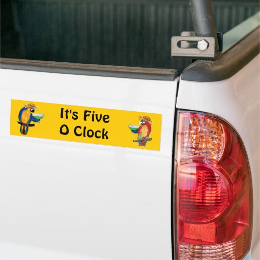 Parrot Banner Bumpersticker (Op Truck)
