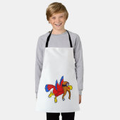 Parrot bij Flying as Pilot Schort (Gedragen)