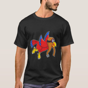 Parrot bij Flying as Pilot T-shirt