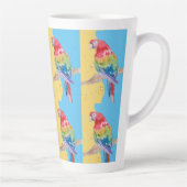 Parrot Bird Enfants Garçons Hommes Pastel Blue Mug (Droite)