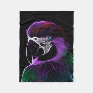 Parrot Bird Fleece Deken