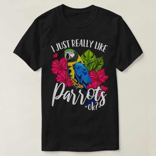 Parrot Birds T-shirt (Design voorkant)