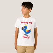 Parrot Birthday Boy T-shirt (Voorkant volledig)