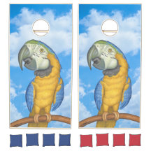 Parrot bleu et or Macaw