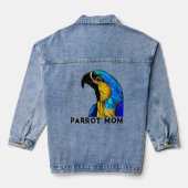 Parrot bleu et or Macaw Maman (Verso)