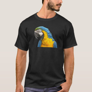 Parrot Blue and Yellow Macaw Parrot Bird T-shirt