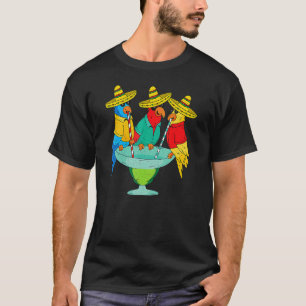 Parrot Cinco De Mayo Drink Tequila Mexican Fie T-shirt