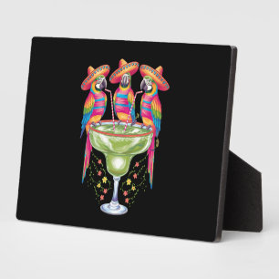 Parrot Cinco De Mayo Grappig Drink Mexicaanse Fies Fotoplaat