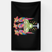 Parrot Cinco De Mayo Grappig Drink Mexicaanse Fies Spandoek (Verticaal)