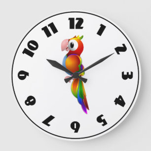 Parrot Clock Grote Klok