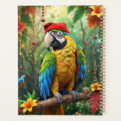 Parrot de Noël Comme Père Noël-76349 (Dos)