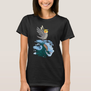 Parrot & Dragon Reflection I Cockatiel T-shirt