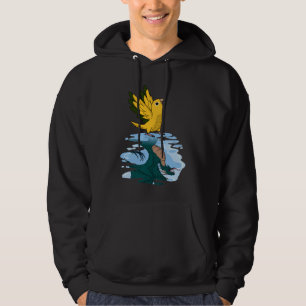 Parrot & Dragon Reflection i Golden Conure 2 Hoodie