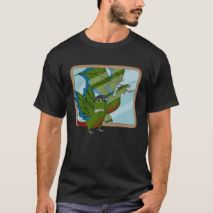 Parrot & Dragon Reflection I Green Cheek Conure 1 T-shirt