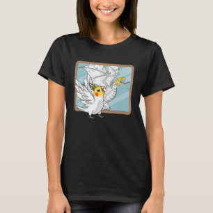 Parrot & Dragon Reflection I Lutino Cockatiel 1 T-shirt