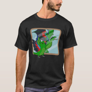 Parrot & Dragon Reflection I Male Eclectus 1 T-shirt