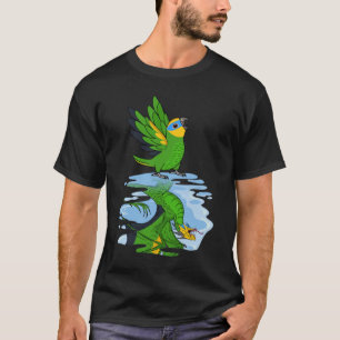 Parrot & Dragon Reflection I Oranje winged Amazon T-shirt