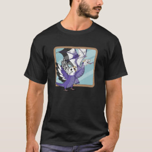 Parrot & Dragon Reflection I Violet Budgie Budgeri T-shirt