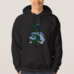 Parrot & Dragon Reflection I White heeft Pionus af Hoodie