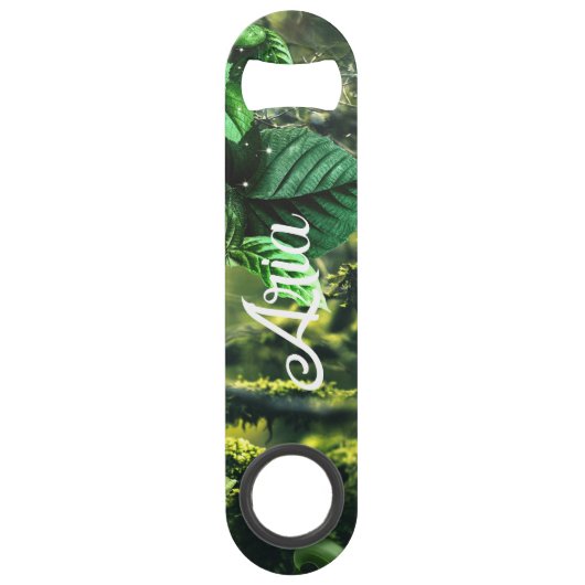 Parrot écarlate macaw dans la jungle avec des fleu (Dos)