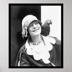 Parrot en Happy Lady 1924 Poster