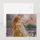 Parrot Fairy Briefkaart (Voorkant / Achterkant)
