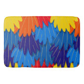 Parrot Feathers Scarlet Macaw Exotic Bird Pattern Badmat (Voorkant)