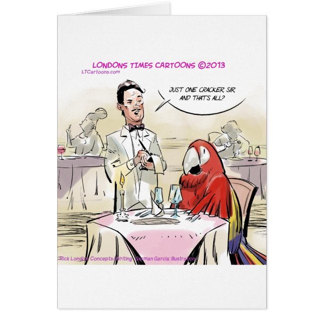 Parrot Fine Dining Funny (Voorkant)
