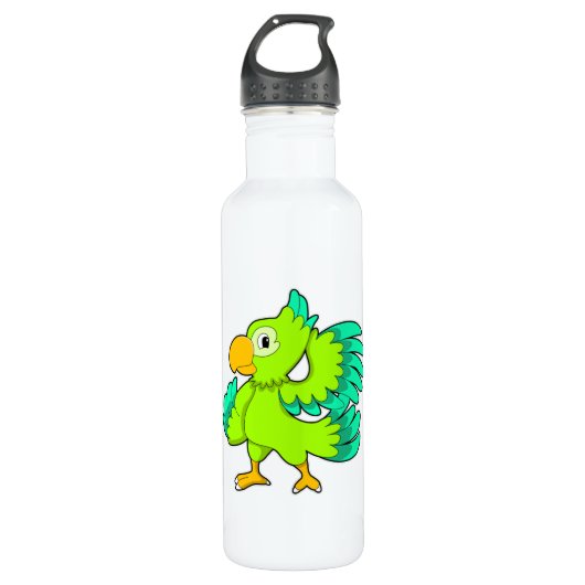 Parrot green waterfles  (Voorkant)