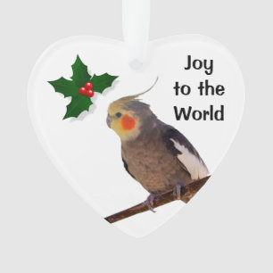 Parrot Holiday Ornament Cockatiel Family