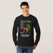 Parrot House Rules It's Mine I Green Cheek Conure T-shirt (Voorkant volledig)