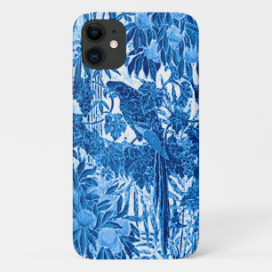 Parrot in een Oerwoud dat Plaatst, Indigo Blauw en iPhone 11 Hoesje