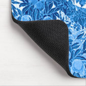 Parrot in een Oerwoud dat Plaatst, Indigo Blauw en Muismat (Hoek)
