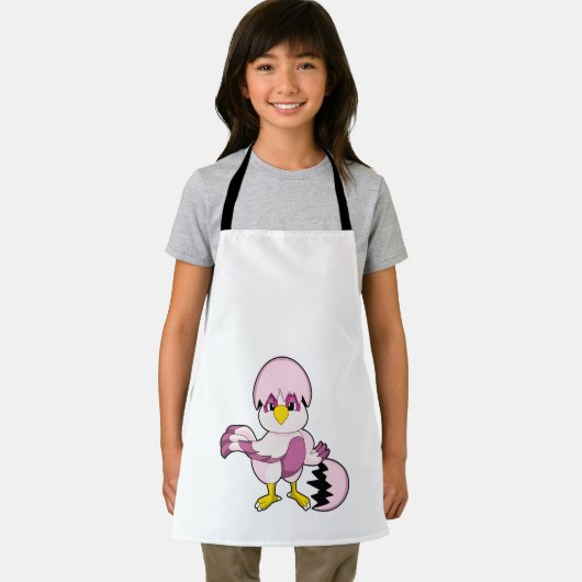 Parrot in eieren met Eggshell.PNG Schort (Insitu)