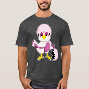 Parrot in eieren met eierschaal t-shirt