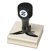 Parrot in vlucht 	rubberstempel (Stempel)