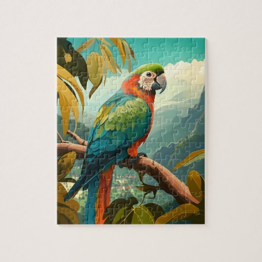 Parrot Jigzaag Puzzle Legpuzzel (Verticaal)