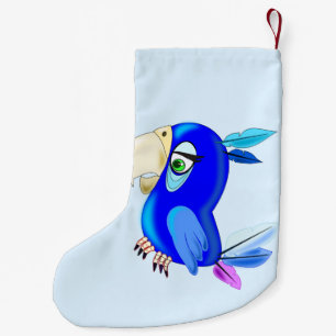 Parrot kerst Stocking Kleine Kerstsok