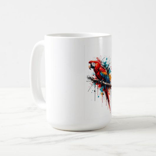 parrot koffiemok (Voorkant links)