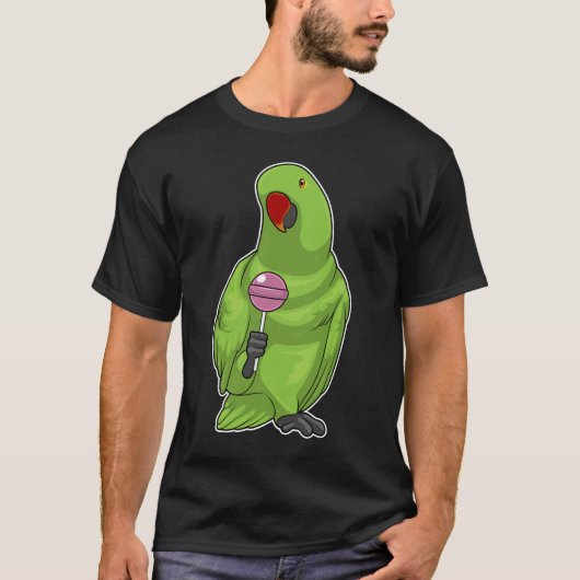 Parrot Lollipop Sweets T-shirt (Voorkant)