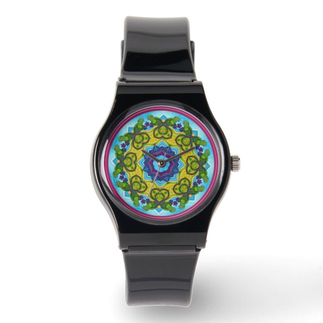 Parrot Love Horloge (Voorkant)